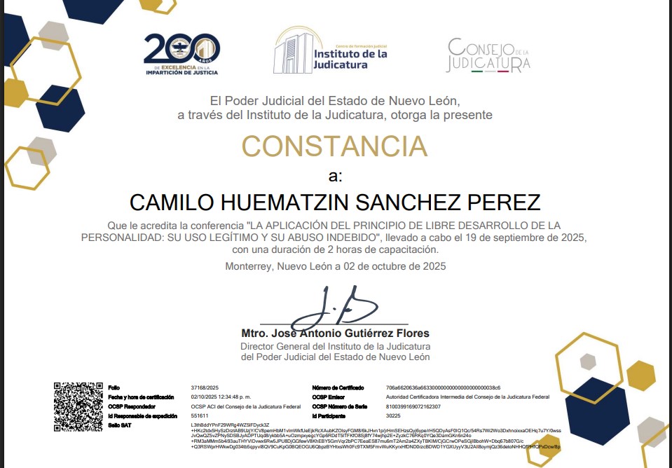 Certificado 8