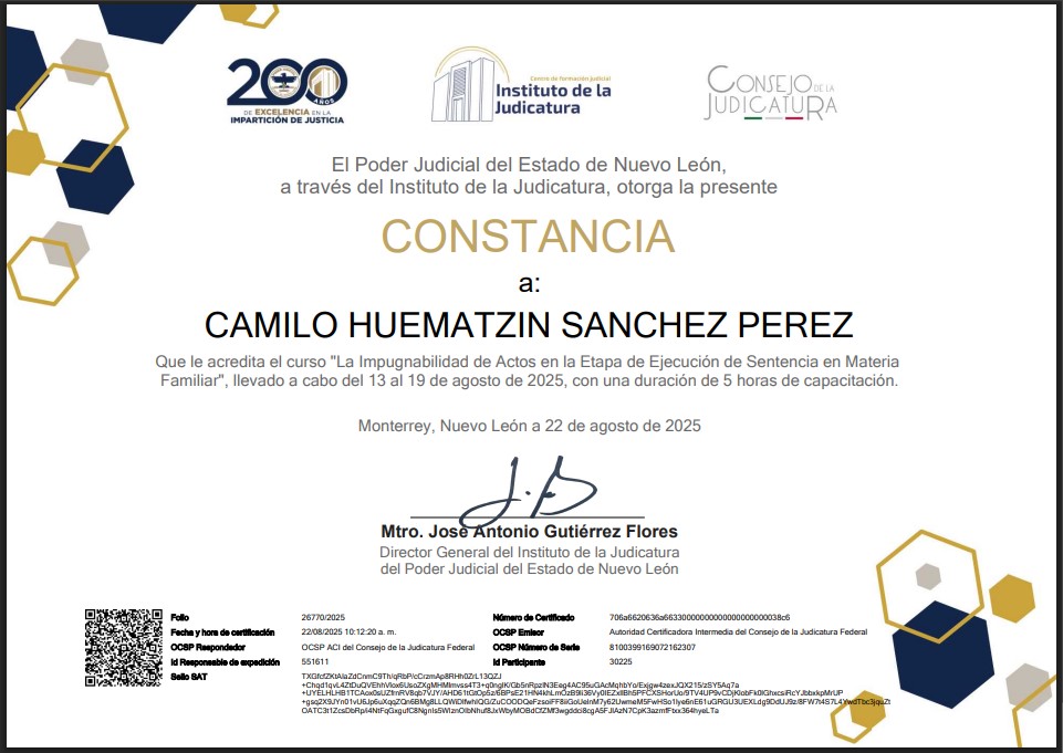 Certificado 9